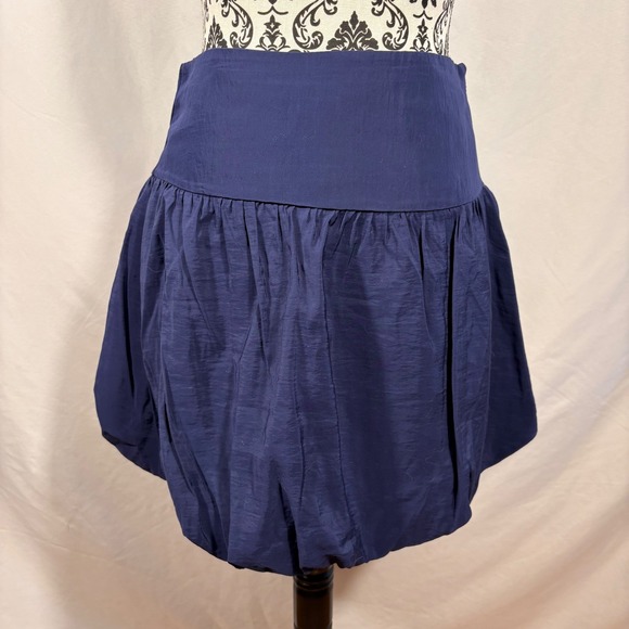 a new day Dresses & Skirts - A New Day Navy Blue Bubble Mini Skirt Modal Blend Size 6 NWT 018053235